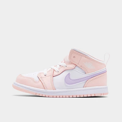 Girls' Toddler Air Jordan Retro 1 Mid Casual Shoes