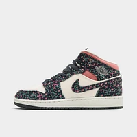 Big Kids' Air Jordan Retro 1 Mid SE Casual Shoes