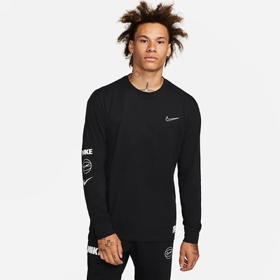 Men's Nike Max90 PRM Long-Sleeve Basketball Graphic T-Shirt