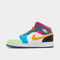 Big Kids' Air Jordan Retro 1 Mid SE Casual Shoes