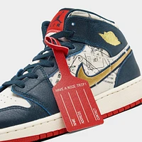 Big Kids' Air Jordan Retro 1 Mid SE Casual Shoes