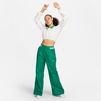 Women's Nike Sportswear Collection Cropped Long-Sleeve Polo Shirt
