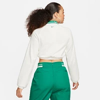 Women's Nike Sportswear Collection Cropped Long-Sleeve Polo Shirt