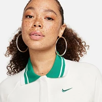 Women's Nike Sportswear Collection Cropped Long-Sleeve Polo Shirt
