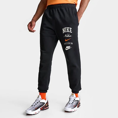 Men's Nike Sportswear Club Fleece Stacked Graphic Jogger Pants