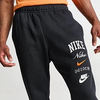 Men's Nike Sportswear Club Fleece Stacked Graphic Jogger Pants