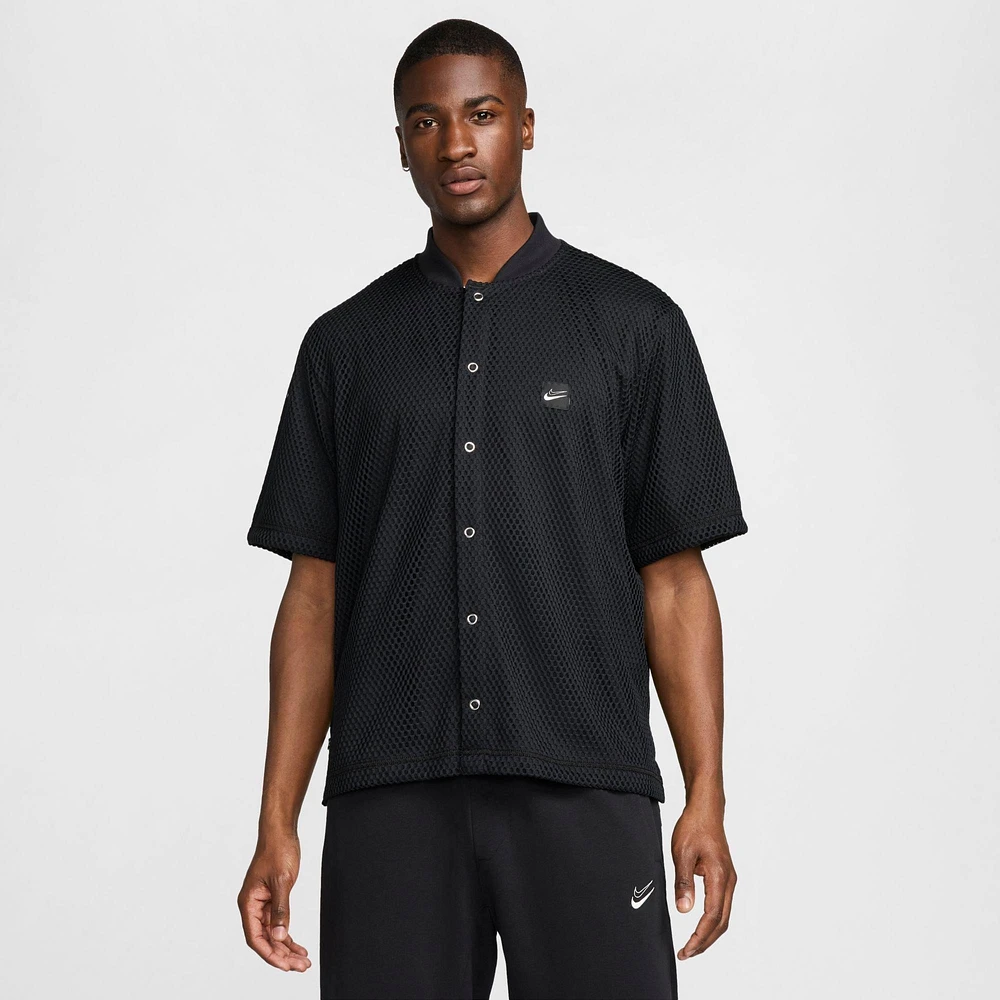 Men's Nike KD Dri-FIT Short-Sleeve Button-Down Shirt