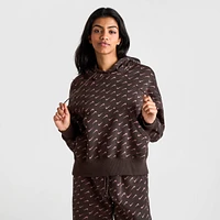 Women's Nike Sportswear Phoenix Fleece Over-Oversized All-over Print Pullover Hoodie