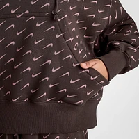 Women's Nike Sportswear Phoenix Fleece Over-Oversized All-over Print Pullover Hoodie