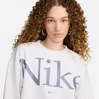 Women's Nike Sportswear Phoenix Fleece Oversized Logo Crewneck Sweatshirt