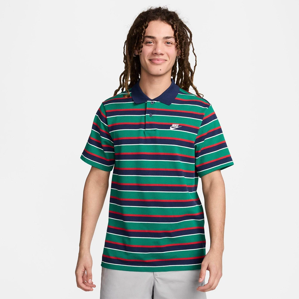 Men's Nike Club Striped Polo Shirt