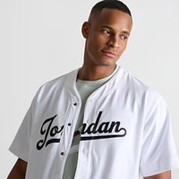 Men's Jordan Flight MVP Buttoned Baseball Top