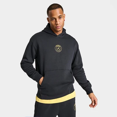 Men's Jordan Paris Saint-Germain Logo Fleece Pullover Hoodie