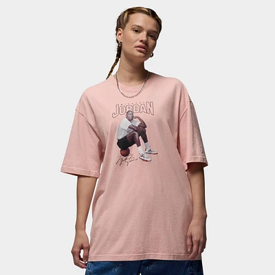 Women's Jordan Short-Sleeve Oversized Graphic T-Shirt