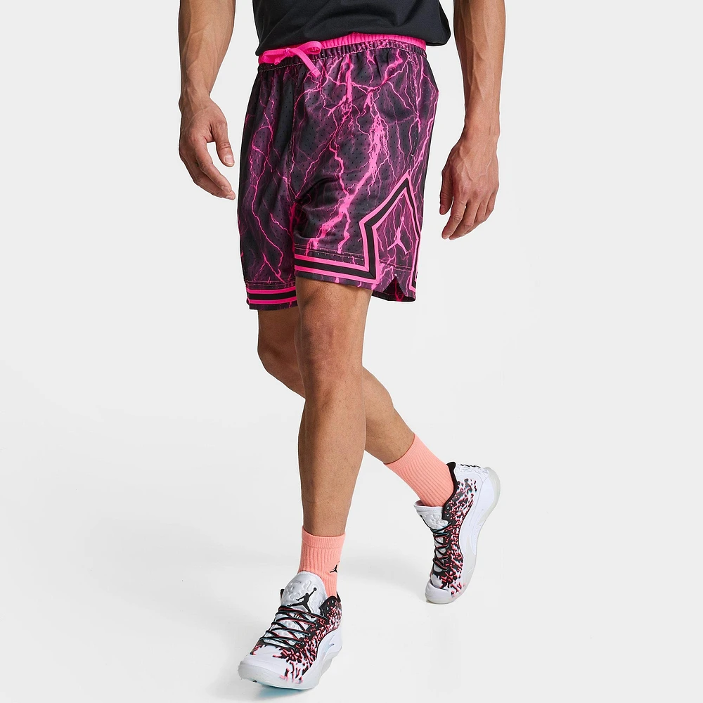 Men's Jordan Dri-FIT Sport Strike Print Diamond Basketball Shorts