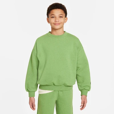 Big Kids' Nike Sportswear Icon Oversized Fleece Crewneck Sweatshirt