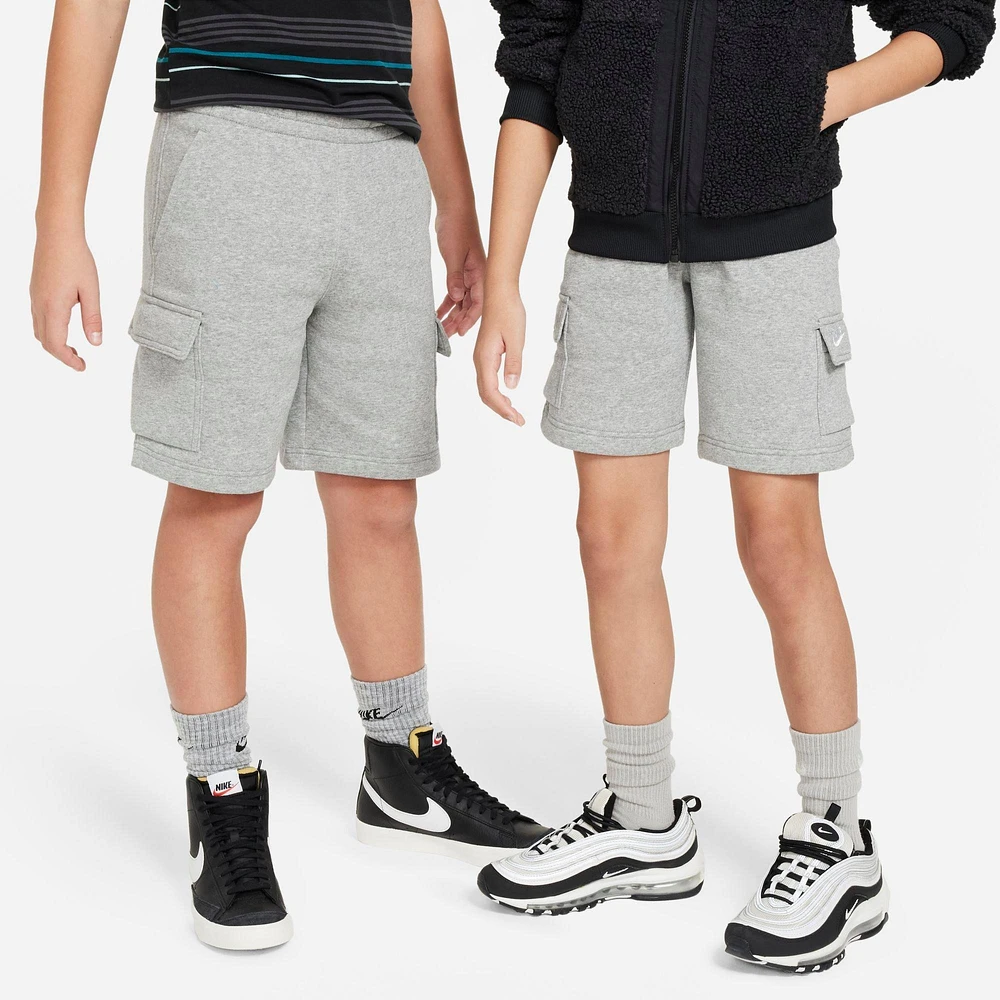 Kids' Nike Sportswear Club Fleece Cargo Shorts