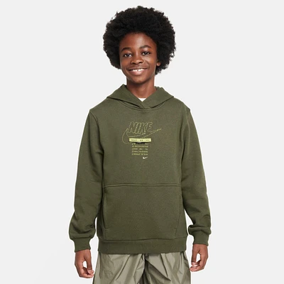 Big Kids' Nike Sportswear Club Specialty Pullover Hoodie