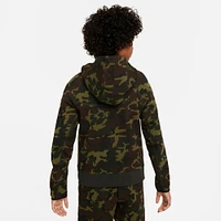 Boys' Nike Tech Fleece Camo Full-Zip Hoodie