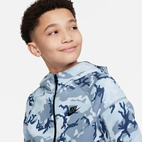 Boys' Nike Tech Fleece Camo Full-Zip Hoodie