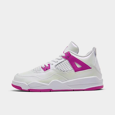 Girls' Little Kids' Air Jordan Retro 4 Basketball Shoes