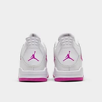 Girls' Little Kids' Air Jordan Retro 4 Basketball Shoes