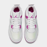 Girls' Little Kids' Air Jordan Retro 4 Basketball Shoes