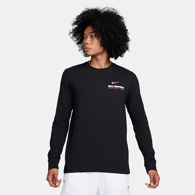 Men's Nike Sole Precision Long-Sleeve Basketball T-Shirt