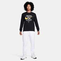 Men's Nike From The Logo Long-Sleeve Basketball T-Shirt