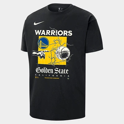 Men's Nike Max90 Golden State Warriors NBA Courtside Graphic T-Shirt