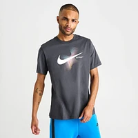 Men's Nike Sportswear Swoosh Dots Printed Graphic T-Shirt