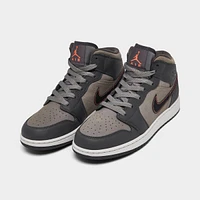 Big Kids' Air Jordan Retro 1 Mid SE Casual Shoes