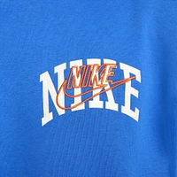 Men's Nike Club Fleece Varsity Graphic Long-Sleeve Crewneck Sweatshirt