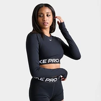 Women's Nike Pro 365 Dri-FIT Cropped Long-Sleeve T-Shirt