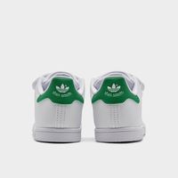 Kids' Toddler adidas Originals Stan Smith Hook-and-Loop Strap Casual Shoes