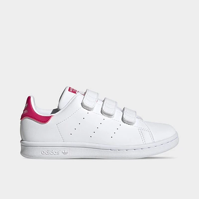 Little Kids' adidas Originals Stan Smith Hook-And-Loop Casual Shoes