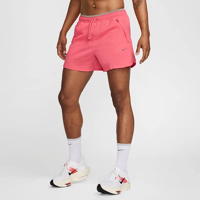 Men's Nike Stride Running Division Dri-FIT Seersucker 5" Brief-Lined Shorts