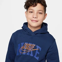 Kids' Nike Sportswear Club Fleece Arch Logo Pullover Hoodie