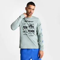 Men's Nike Sportswear Just Do It NYC Graphic Long-Sleeve T-Shirt