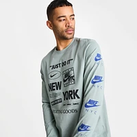 Men's Nike Sportswear Just Do It NYC Graphic Long-Sleeve T-Shirt