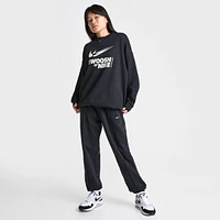 Women's Nike Sportswear Swoosh Loose Fleece Jogger Pants