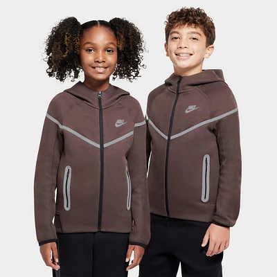 Boys' Big Kids' Nike Sportswear Tech Fleece Reflective Full-Zip Hoodie