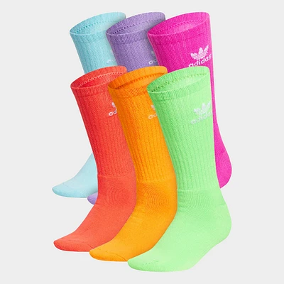Women's adidas Originals Trefoil Cushion Crew Socks (6-Pack)