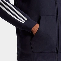 Men's adidas Essentials Fleece 3-Stripes Full Zip Hoodie