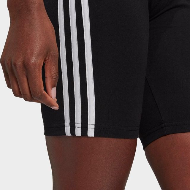 adidas Optime Trainicons 3-Stripes Bike Short Training Leggings - Black
