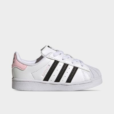 Girls' Toddler adidas Originals Superstar Stretch Lace Casual Shoes