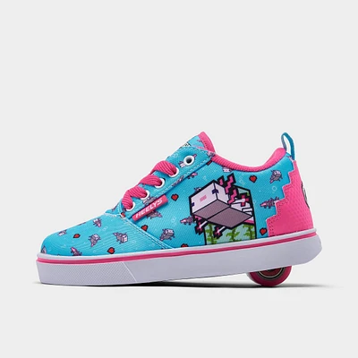 Girls' Little Kids' Heelys x Minecraft Pro 20 Casual Shoes