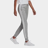 Women's adidas Essentials 3-Stripes Single Jersey Jogger Pants