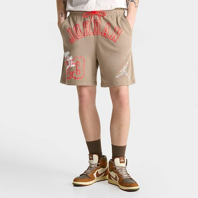 Men's Jordan Essentials Gel Graphic Fleece Shorts