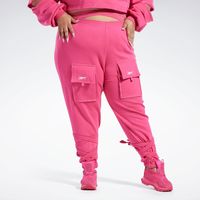 Reebok X Cardi B High Waisted Sweatpants in Pink